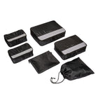 Gry Mattr Packing Cubes - Black - 6 Pack-Weight: 0.70 lb