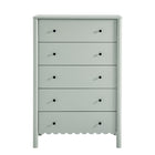 Modway Emmeline Scalloped 5-Drawer Chest - Sage-6