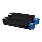 Premium Tone Okidata 44917601 Alternative Toner - Black - 2 Pack-Colour: Black