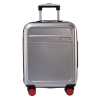 Air Canada Magnum 20" Hardside Carry-On Spinner Luggage - Silver-Constructed in durable & lightweight ABS/PC material