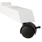 Quartet Agile Easel - 27.5" x 60.5" - White/Grey (Q293066W)-Full easel measures 27.5" x 60.5" x 18.5"