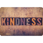 Ashley Productions - The Original Fun Mat - Tapis de Bienvenue - 15 -5" x 23 -5" - Impression en relief de Gentillesse-Mesure et conception : Le tapis de presse à lettre Kindness mesure 15,5 po x 23,5 po.