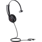 Yealink UH35 Mono USB-C/USB-A Wired Headset - UC-Noise-canceling microphones and passive noise cancellation