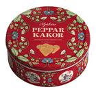 Nyakers Swedish Gingerbread Hearts Cookies in Red Tin - 400 g-Sweet, heart-shaped treat to share with your loved ones