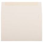 JAM Paper A8 Strathmore Invitation Envelopes - 5.5" x 8.125" - Natural White Laid - 50 Pack (75134I)-Size: A8 (5.5 x 8.125 inches)