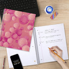 Five Star Jellied Pink 1-Subject Notebook - 11" H x 8-1/2" W - 160 Pages-Tough pockets help prevent tears and hold 8 1/2" x 11" loose sheets.
