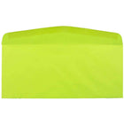 JAM Paper #10 Window Envelopes, 4 1/8 x 9.5, Brite Hue Ultra Lime Green, 1000 Pack (5156480B)-Opening: booklet