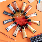 Mont Marte Gold and Silver Acrylic Paint 12-Piece Set - Metallic-8