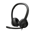 Logitech USB Headset H390-Adjustable, padded headband and plush ear pads