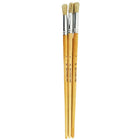 DBLG Imports Eterna #582 Long Handle Round Poster Brush - Size 10 - 12 Pack-Round hog bristle