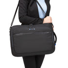 Nextech Convertible Backpack Business Case with 17.3" Laptop Compartment - Black-6