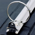 BAZIC Products 1" 3-Ring View Binder with 2 Pockets - Black - 6 Pack-2 pockets inside