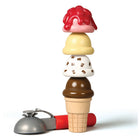 Melissa & Doug, Comptoir à glaces avec cuillères et glaces en bois-Soulevez et relâchez les pelles avec une pelle réaliste