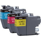Brother - LC402 INKvestment Tank Ensemble de cartouches d'encre couleur à haut rendement authentique-Les multipacks vous font gagner du temps et de l'argent par rapport à l'achat d'une seule cartouche