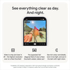 Google Nest Wired Doorbell (3rd Gen) - Linen-When it’s dawn, dusk or dimly lit, you’ll see richer colour and details with improved low-light performance. And you’ll see better when it’s dark with improved night vision.