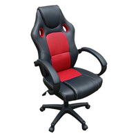TygerClaw Ergonomic High Back Computer Gaming Chair-The upholstery consists of PU with sandwich mesh and CA117 foam