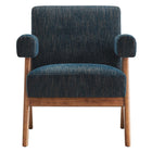 Modway - Lyra Tissu Fauteuil - Azure Fabric-Assemblée requise