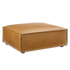 Modway Restore Vegan Leather Ottoman - Tan-Sectional Sofa Ottoman