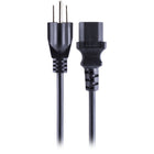 Staples - Câble d’alimentation C.A. - 6 pi-Universel – Fonctionne avec toutes les marques pour brancher la plupart des ordinateurs, moniteurs et imprimantes à une source d’alimentation c.a. standard