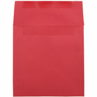 JAM Paper Square Coloured Invitation Envelopes - 6 x 6 - Red Recycled - 25 Pack-These envelopes are perfect to use for sending invitations, greeting cards, RSVP's, thank you cards, gifts for birthdays, graduations, holidays and more