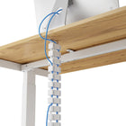 Fellowes CableSpine - White-Weighted base plate provides added stability