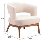 Zuo Penryn Accent Chair - Beige-6