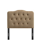 Modway Annabel Stain-Resistant Performance Velvet Twin Headboard - Taupe-Assembly Required