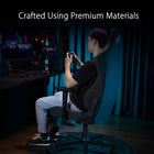 ASUS ROG Aethon Fabric Gaming Chair-Silent PU Casters: caster wheels with silicone ring provides an average 17% lower decibel sound on hard floors
