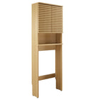 Modway Render Over the Toilet Bathroom Storage Cabinet - Oak-Over the Toilet Storage Cabinet