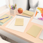Staples Stickies Recycled Self-Stick Notes - 4" x 6" - Ruled - 5 Pack-4" x 6"