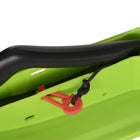 Soozier - luge de course pour enfants avec siège en caoutchouc rembourré - vert-Convient aux personnes de plus de 7 ans 