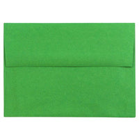 JAM Paper A6 Coloured Invitation Envelopes - 4.75 x 6.5 - Green Recycled - 50 Pack-These envelopes are perfect to use for sending invitations, greeting cards, RSVP's, thank you cards, gifts for birthdays, graduations, holidays and more