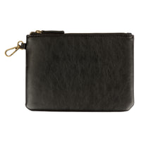 Gry Mattr - Pochette en cuir végétalien - Noir-Fabriquée en cuir végétalien au fini lisse