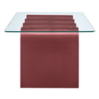 Modway Ondine Glass Top Coffee Table - Spiced Apple-Assembly Required