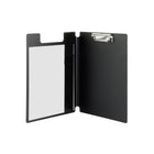 Hilroy Hockey Canada Proboard Clipboard - 9" W x 12" H - Black-Whiteboard area on inside left panel