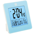 Marathon Digital Desktop Clock with Day, Date, Temperature, Alarm and Backlight - Blue (CL030050BL)-Features a large high quality display with enhanced contrast for maximum legibility.