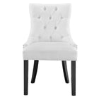 Modway Regent Tufted Fabric Dining Chair - White-Assembly Required