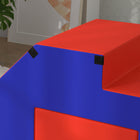 Qaba - Ensemble de jeu en mousse pour enfants à ramper et grimper - bleu foncé - ensemble de 2-Construction robuste qui garde sa forme lors des jeux actifs 