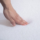 HOMCOM - Chaises de salle à manger avec pieds en acier pour cuisine - blanc crème - ensemble de 4-Des embouts antidérapants fixés aux pieds des chaises empêchent les rayures au sol 