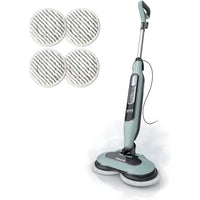 Shark Steam & Scrub All-in-One Hard Floor Steam Mop-SCRUBBING AND SANITIZING: Tough on stains and gentle on floors. To sanitize floors, be sure to completely follow the product's directions for use. See sanitization instructions in Owner's Guide for important details on sanitizing floors. Sanitization studies were conducted under controlled test conditions. See the Owner's Guide for details on testing.