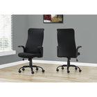 Monarch Specialties 7248 Multi-Position Office Chair - Black/Black Fabric-5 year limited warranty for manufacturer defects, parts only