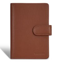 Champs - Collection Onyx Étui à passeport en cuir - Brun-Etui à passeport en cuir