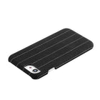 Gry Mattr - Étui en tissu GMF7CP pour iPhone 6/7/8 - Pinstripe au charbon-Modèles de mode classiques