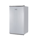 BLACK+DECKER 3.2 cu. ft. Freestanding Mini Fridge with Freezer - Stainless Steel-Convenient Features: Reversible door and adjustable leveling legs ensure flexible placement that is perfect as a bedroom fridge, small fridge for office, dorm refrigerator, or a compact mini fridge