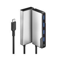 ALOGIC - Hub USB-C Fusion SWIFT 4 en 1 - Gris sidéral-Plug & Play : Pour rendre l'expérience utilisateur simple et efficace, le hub Fusion 4-en-1 est équipé d'une conception Plug and Play, cette fonctionnalité élimine le besoin d'installer un logiciel ou un pilote supplémentaire, il vous suffit de brancher le hub et l'appareil est prêt à être utilisé