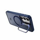 Blu Element - Coque Chromatic Kick Compatible MagSafe Galaxy S25+ - Bleu Marine-Boutons ultra-réactifs