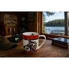 Oscardo Salmon by Jamie Sterritt Porcelain Mug - 485ml-Includes Gift Box - Specially designed box with artist’s profile and artwork story