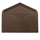 JAM Paper Enveloppes en papier recyclé avec fermeture gommée, 3 7/8 x 7 1/2 po, brun chocolat, 100/paquet-Taille : Mini (3 7/8 x 7 1/2 po)