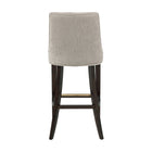 Manhattan Comfort Beever 18.9" Modern Chenille Upholstered Barstool - Taupe - 3 Pack-Minimal Assembly Required. Hardware Included