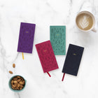 Letts of London - 2027 Agenda hebdomadaire mince Woodland - 5-7/8" x 3-1/8"- Vert - Mutlilingue-Multilingue